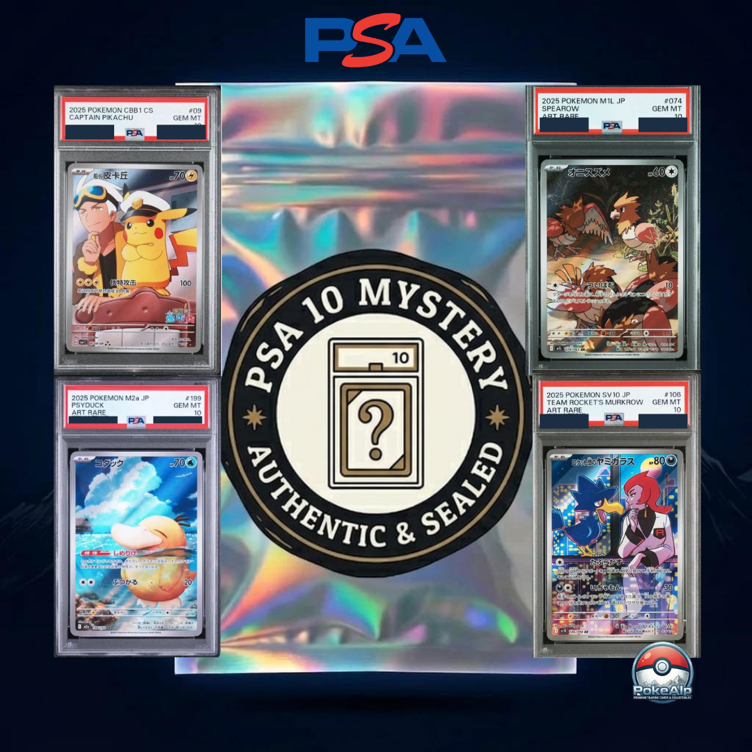 Carte Pokémon PSA 10 Aléatoire | AR ou CHR Japonaise
