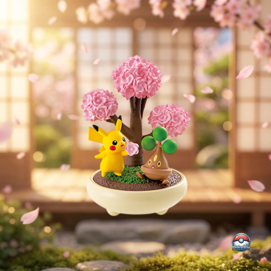 Pokémon Pocket Bonsai 2 Re-Ment Blind Box (1 figurine aléatoire ou set complet)