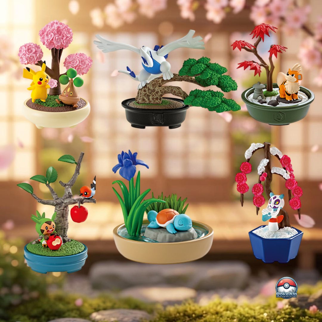 Pokémon Pocket Bonsai 2 Re-Ment Blind Box (1 figurine aléatoire ou set complet)