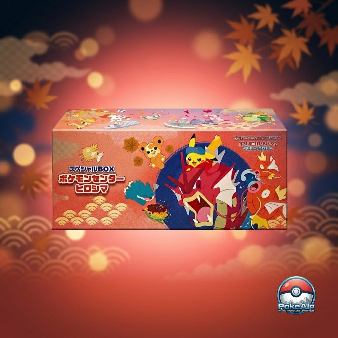 pokemon center gift card Pokémon Hiroshima's Pikachu — Special BOX Number of Holofoil Cards::20+ fanatics-collect Skeledirge ex Pokémon TCG - MUNKIDORI