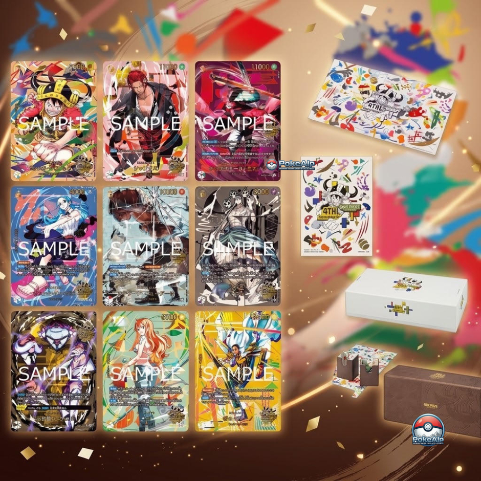 One Piece Card Game 4th Anniversary Set (Japanese Edition)