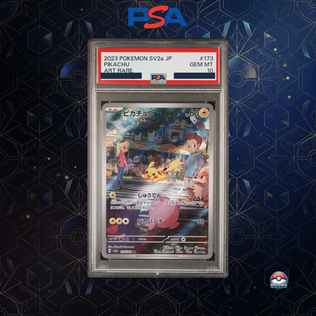 Pikachu AR 173/165 | SV2a Pokémon 151 | PSA 10 Gem Mint | Japanese Edition