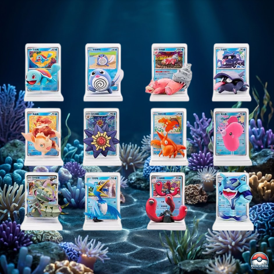 Pokémon Figurine Dream Painting Water Ecology | Coffret surprise édition 2 | Édition Chinoise
