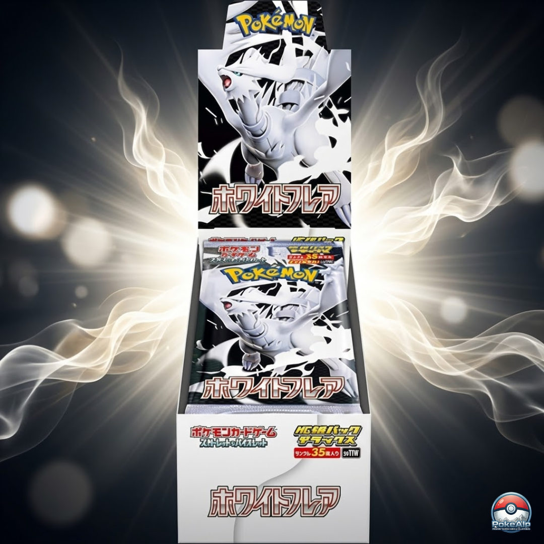 Pokémon White Flare SV11w |  Coffret Deluxe Japonais - 4 Boosters de 35 cartes