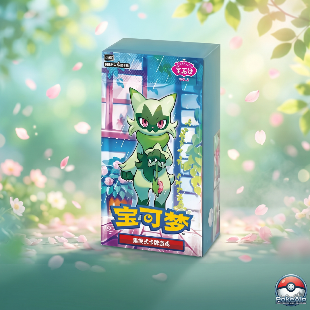 Pokémon Pack de Gemmes Vol.5 (CBB5C) | Boîte Chinoise — 18 Booster