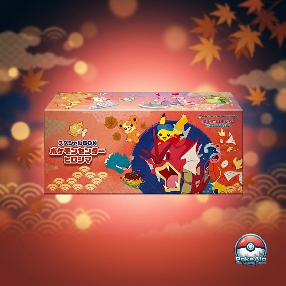 Pokémon Center Hiroshima's Pikachu — Special BOX | Carte Promo Pikachu | Édition Japonaise